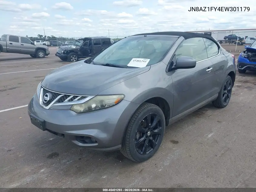 2014 Nissan Murano Crosscabriolet VIN: JN8AZ1FY4EW301179 Lot: 45401293