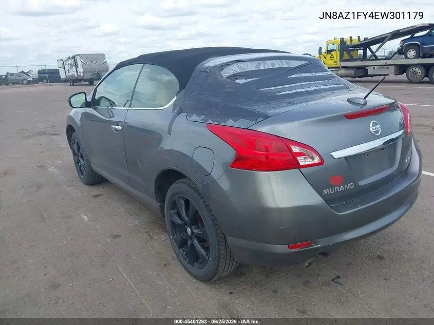 2014 Nissan Murano Crosscabriolet VIN: JN8AZ1FY4EW301179 Lot: 45401293