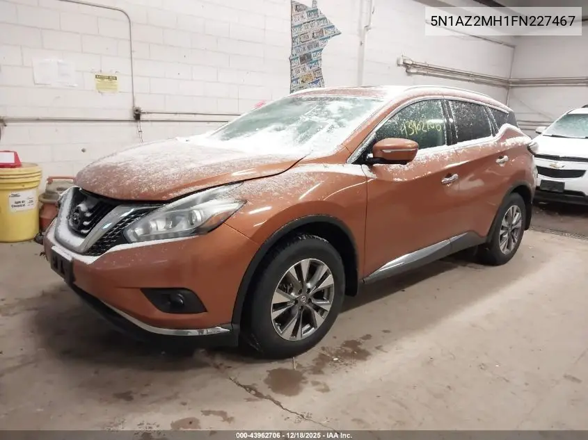 5N1AZ2MH1FN227467 2015 Nissan Murano Sl