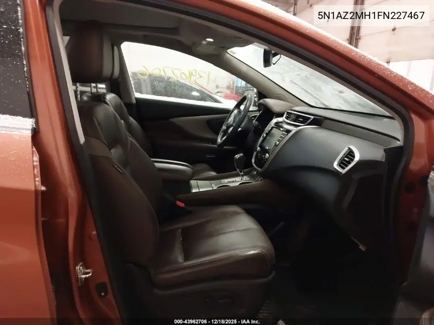 5N1AZ2MH1FN227467 2015 Nissan Murano Sl