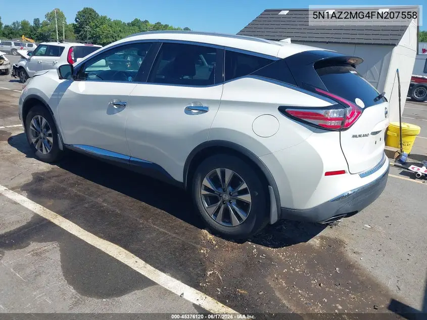 2015 Nissan Murano Sl VIN: 5N1AZ2MG4FN207558 Lot: 45376120