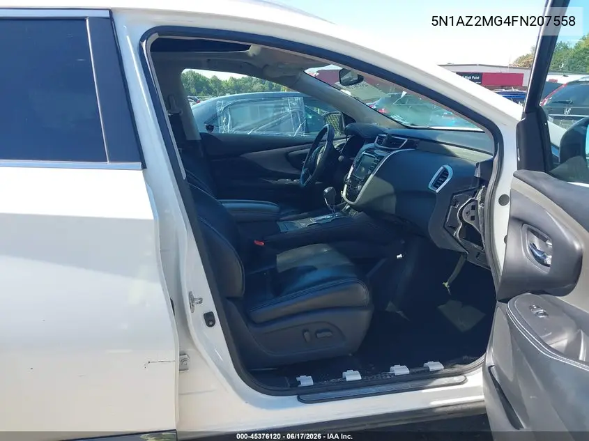 2015 Nissan Murano Sl VIN: 5N1AZ2MG4FN207558 Lot: 45376120