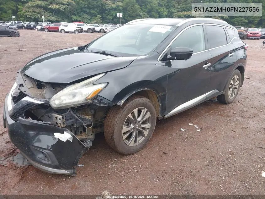 2015 Nissan Murano Sl VIN: 5N1AZ2MH0FN227556 Lot: 45376800