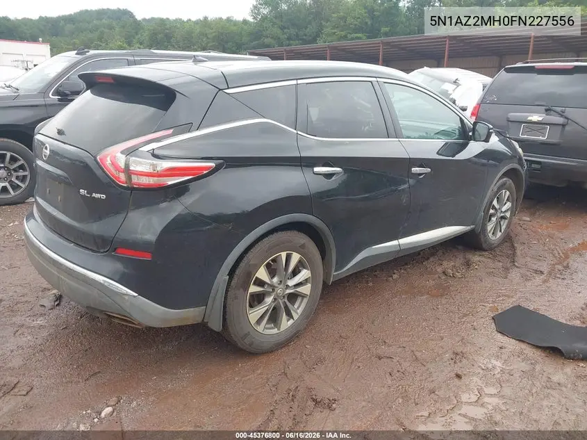 2015 Nissan Murano Sl VIN: 5N1AZ2MH0FN227556 Lot: 45376800