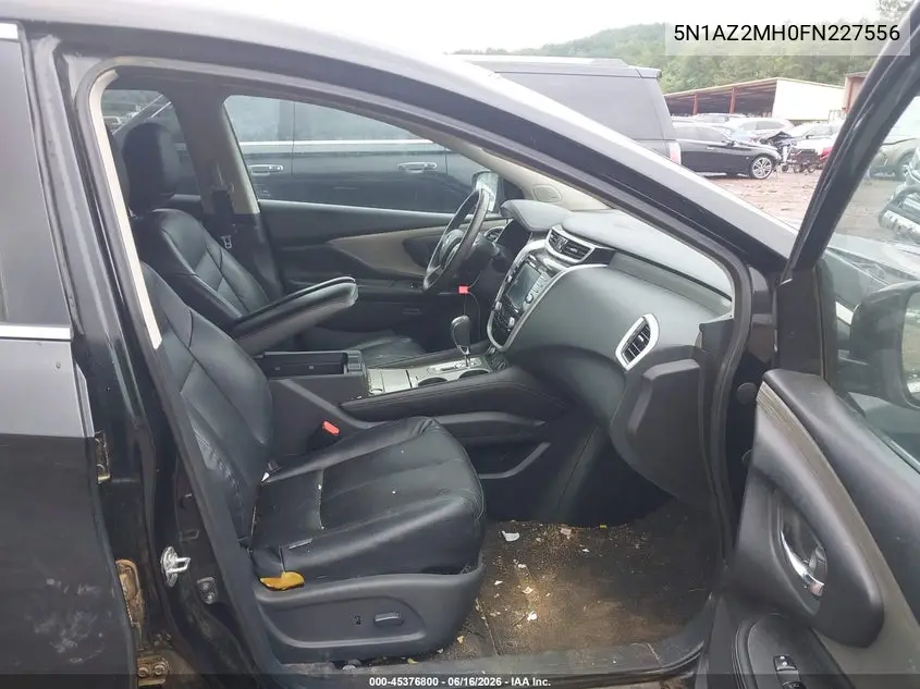 2015 Nissan Murano Sl VIN: 5N1AZ2MH0FN227556 Lot: 45376800