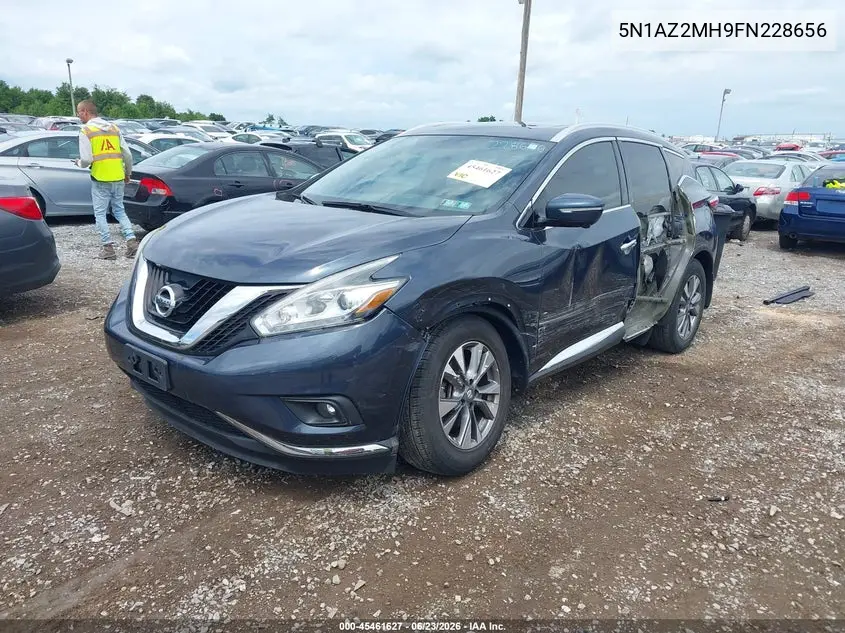 2015 Nissan Murano Sl VIN: 5N1AZ2MH9FN228656 Lot: 45461627