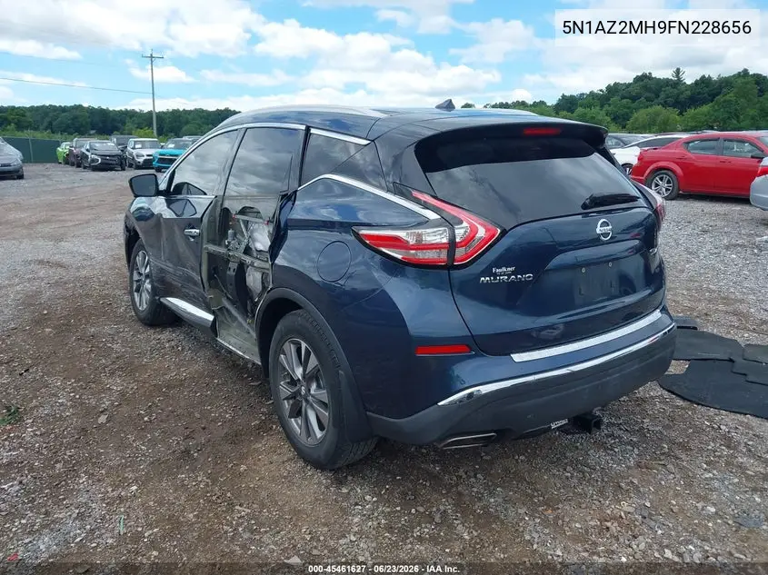 2015 Nissan Murano Sl VIN: 5N1AZ2MH9FN228656 Lot: 45461627