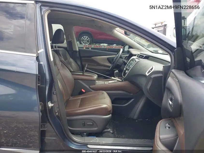 2015 Nissan Murano Sl VIN: 5N1AZ2MH9FN228656 Lot: 45461627