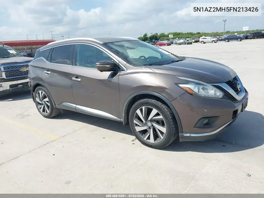 2015 Nissan Murano Platinum VIN: 5N1AZ2MH5FN213426 Lot: 45515361