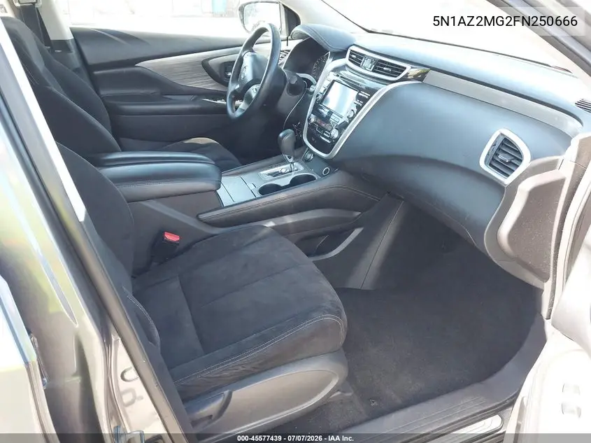 2015 Nissan Murano S VIN: 5N1AZ2MG2FN250666 Lot: 45577439