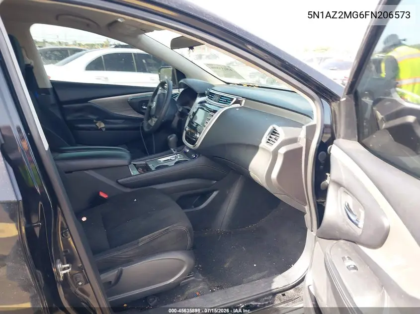 2015 Nissan Murano S VIN: 5N1AZ2MG6FN206573 Lot: 45635898