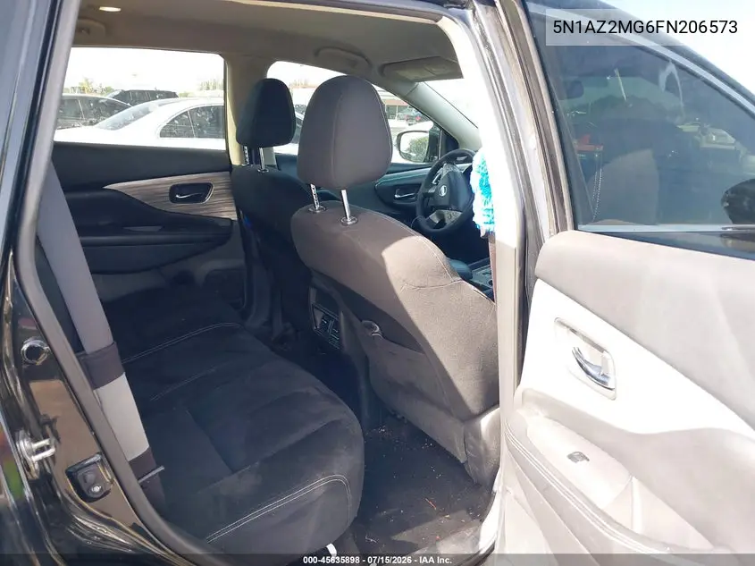 2015 Nissan Murano S VIN: 5N1AZ2MG6FN206573 Lot: 45635898