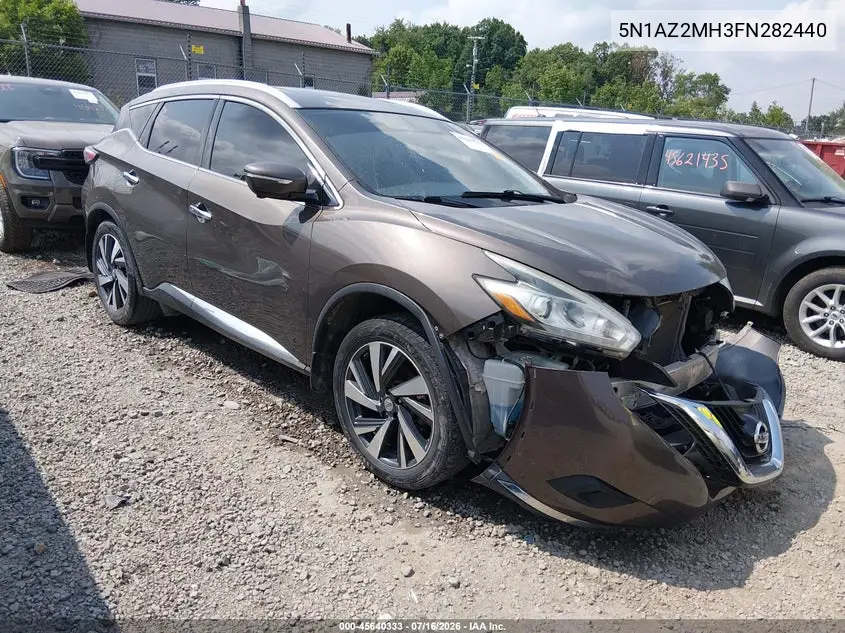 2015 Nissan Murano Platinum VIN: 5N1AZ2MH3FN282440 Lot: 45640333