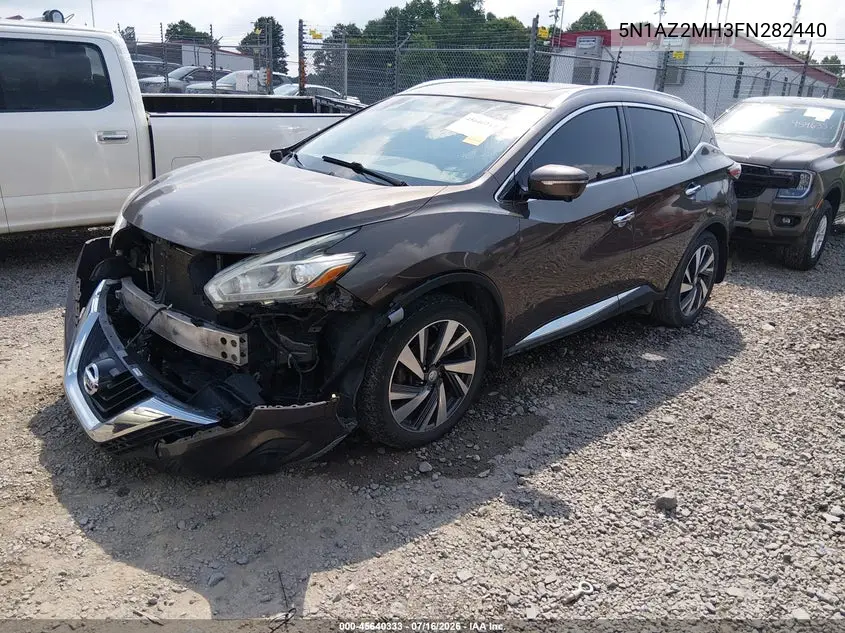 2015 Nissan Murano Platinum VIN: 5N1AZ2MH3FN282440 Lot: 45640333