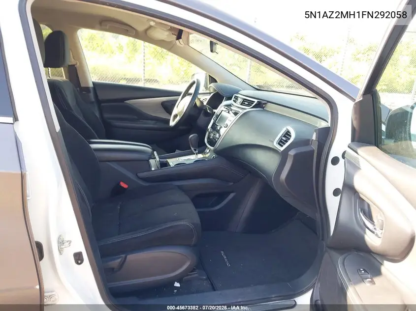2015 Nissan Murano S VIN: 5N1AZ2MH1FN292058 Lot: 45673382