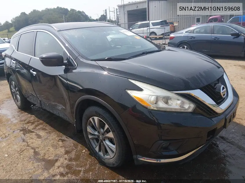 2016 Nissan Murano Sv VIN: 5N1AZ2MH1GN159608 Lot: 45527187