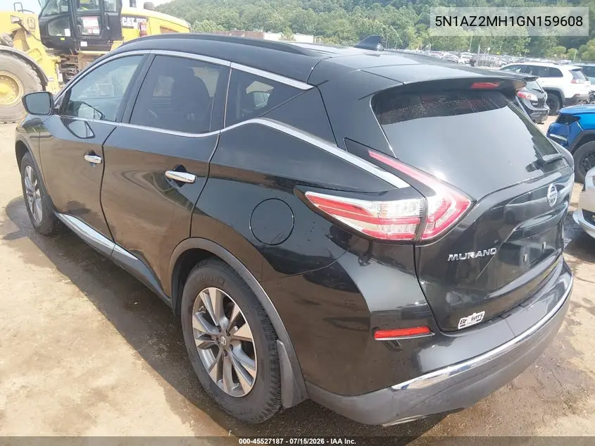 2016 Nissan Murano Sv VIN: 5N1AZ2MH1GN159608 Lot: 45527187