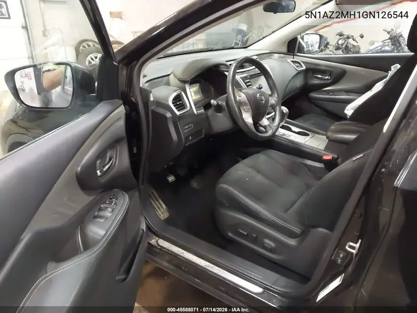 2016 Nissan Murano Sv VIN: 5N1AZ2MH1GN126544 Lot: 45588071