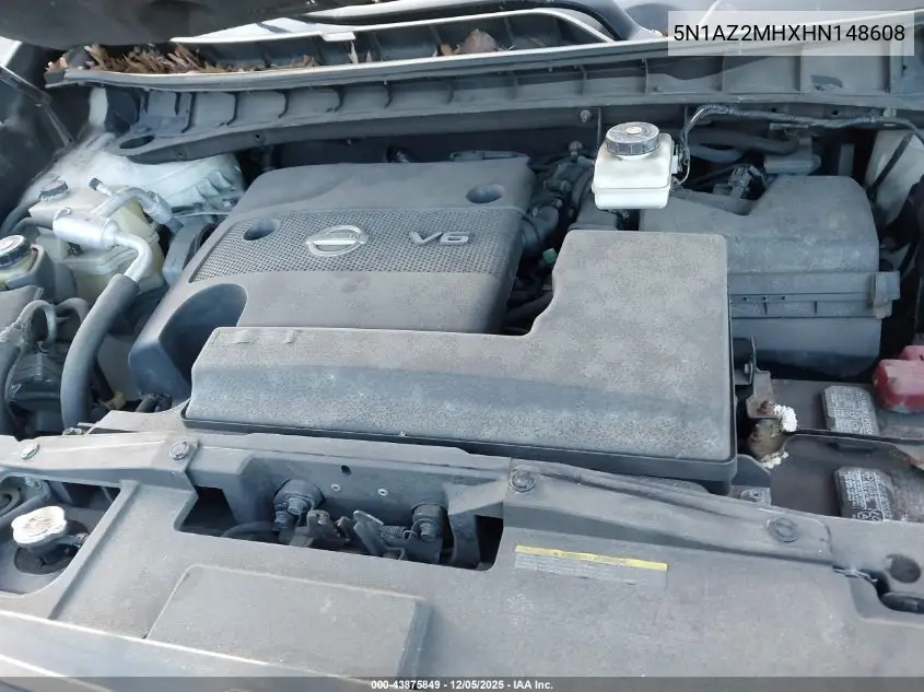 5N1AZ2MHXHN148608 2017 Nissan Murano S