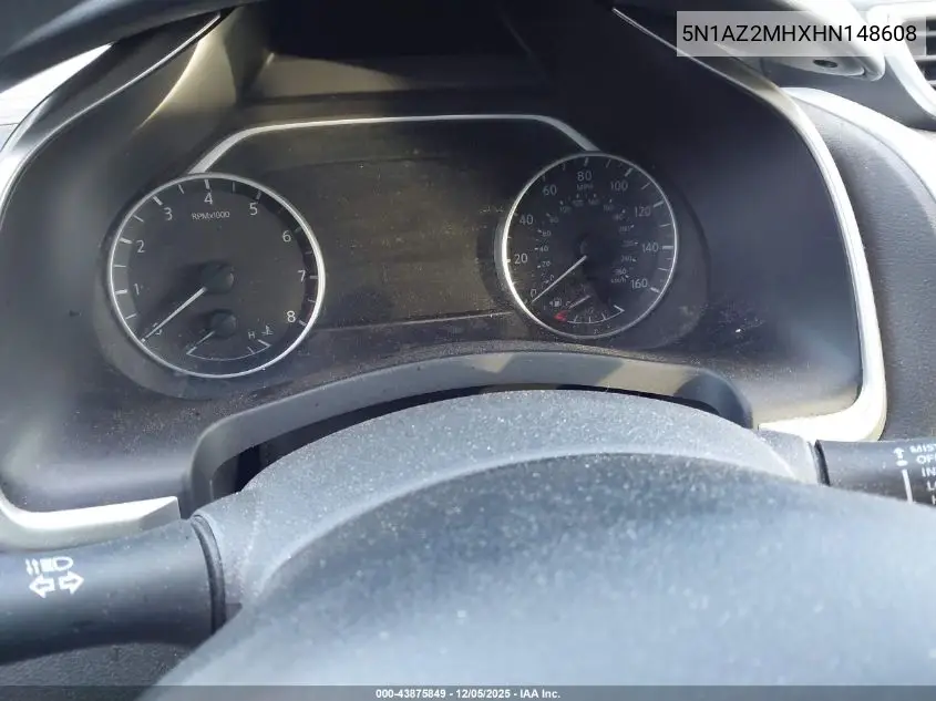 5N1AZ2MHXHN148608 2017 Nissan Murano S