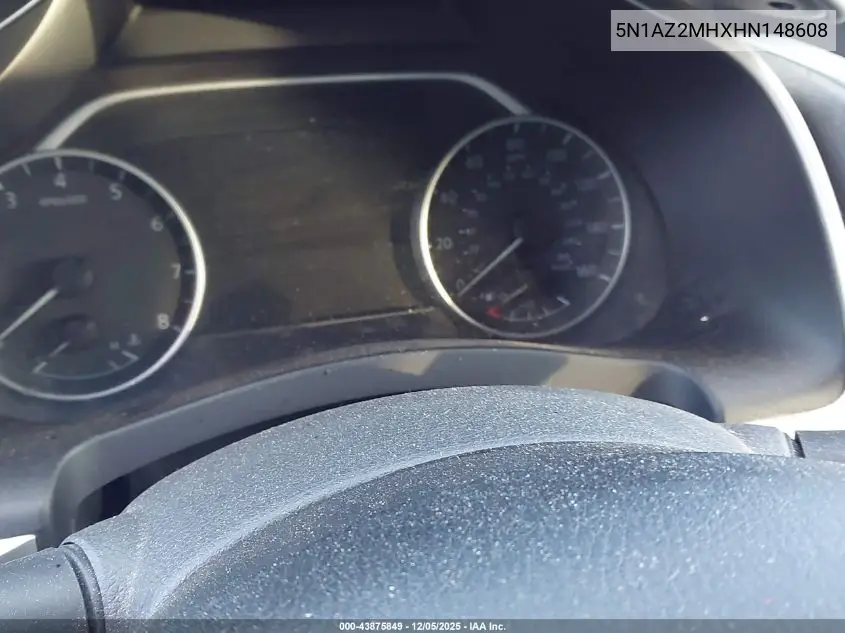 5N1AZ2MHXHN148608 2017 Nissan Murano S
