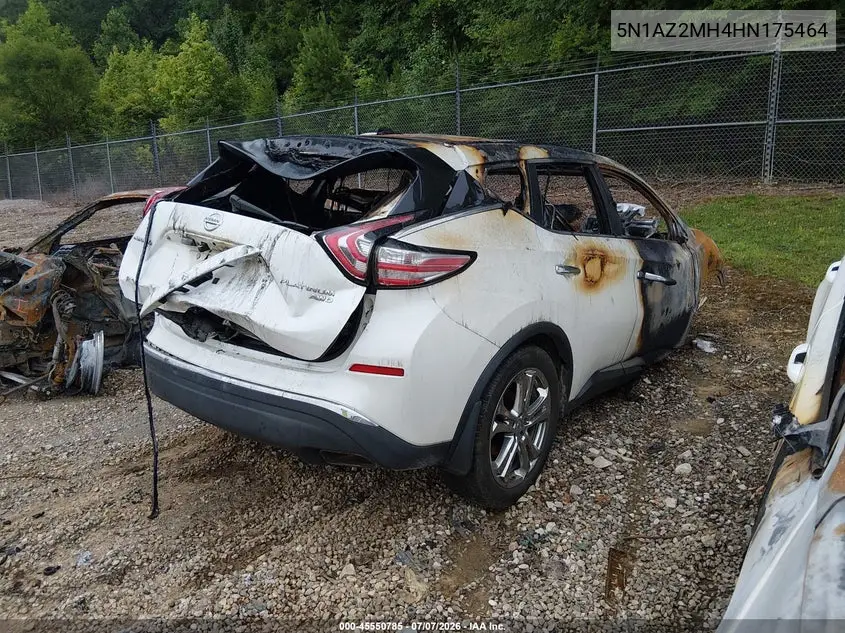 2017 Nissan Murano Platinum VIN: 5N1AZ2MH4HN175464 Lot: 45550785