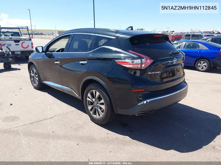 2017 Nissan Murano Sv VIN: 5N1AZ2MH9HN112845 Lot: 45639111