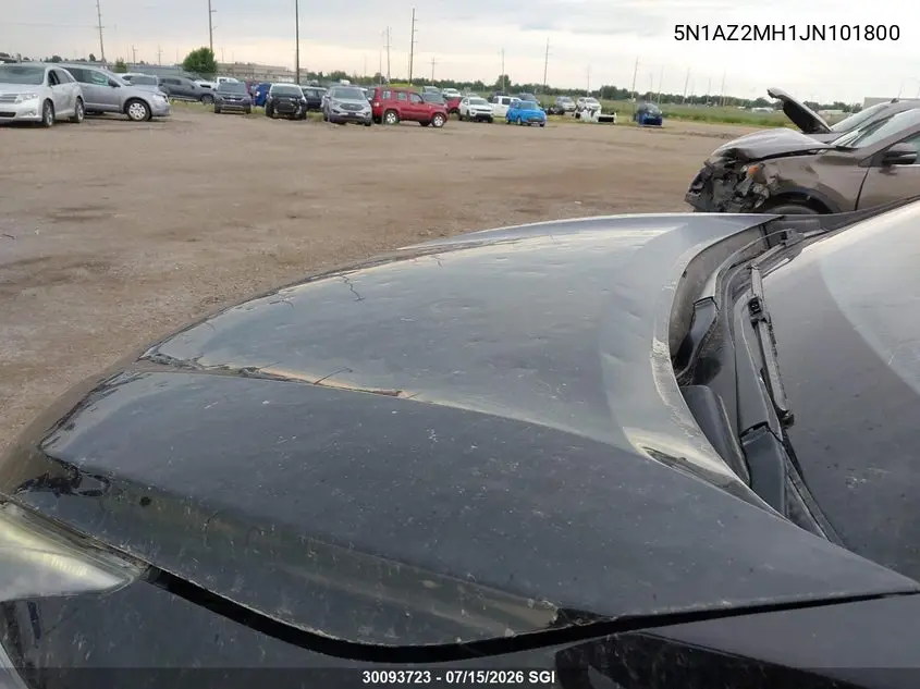2018 Nissan Murano S/Sl/Sv/Platinum VIN: 5N1AZ2MH1JN101800 Lot: 30093723