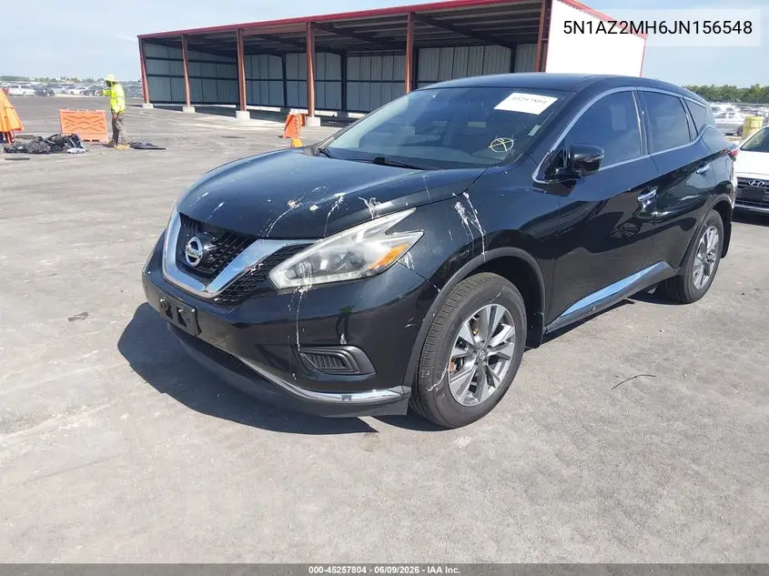 2018 Nissan Murano S VIN: 5N1AZ2MH6JN156548 Lot: 45257804