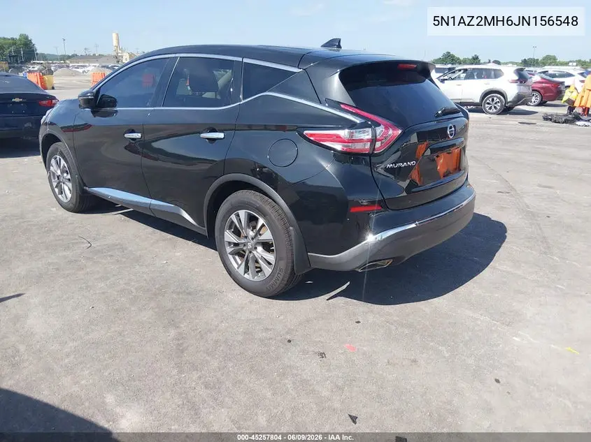 2018 Nissan Murano S VIN: 5N1AZ2MH6JN156548 Lot: 45257804