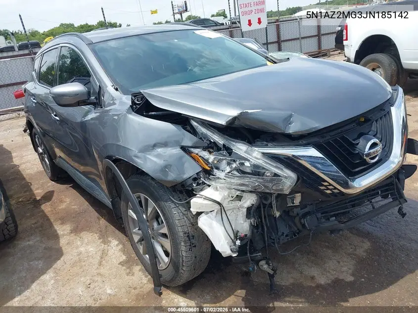 2018 Nissan Murano Sv VIN: 5N1AZ2MG3JN185142 Lot: 45509601