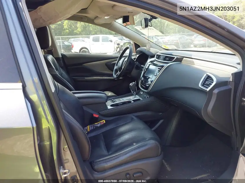 2018 Nissan Murano Platinum VIN: 5N1AZ2MH3JN203051 Lot: 45537858