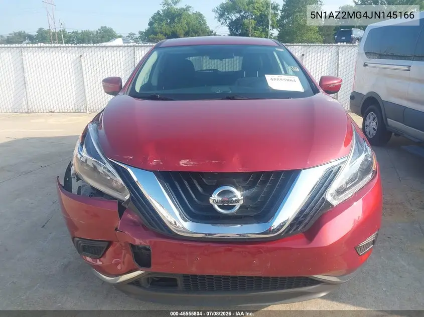 2018 Nissan Murano S VIN: 5N1AZ2MG4JN145166 Lot: 45555804