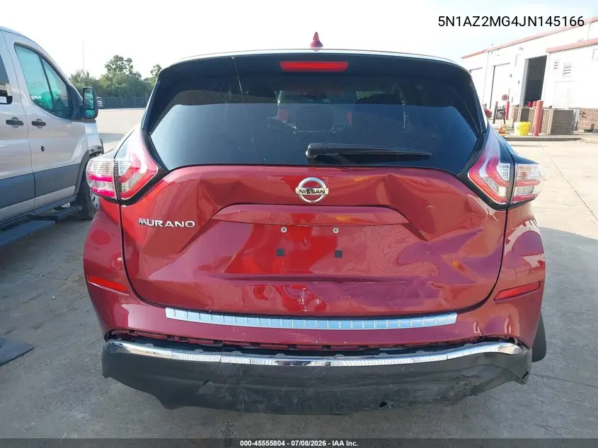 2018 Nissan Murano S VIN: 5N1AZ2MG4JN145166 Lot: 45555804