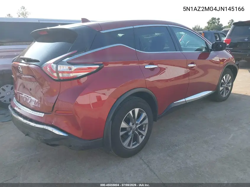 2018 Nissan Murano S VIN: 5N1AZ2MG4JN145166 Lot: 45555804