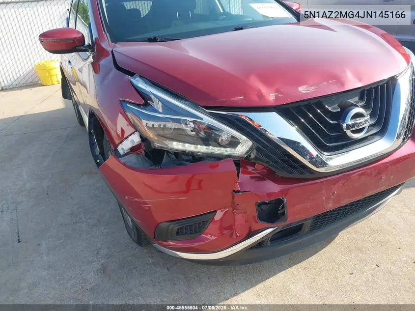 2018 Nissan Murano S VIN: 5N1AZ2MG4JN145166 Lot: 45555804