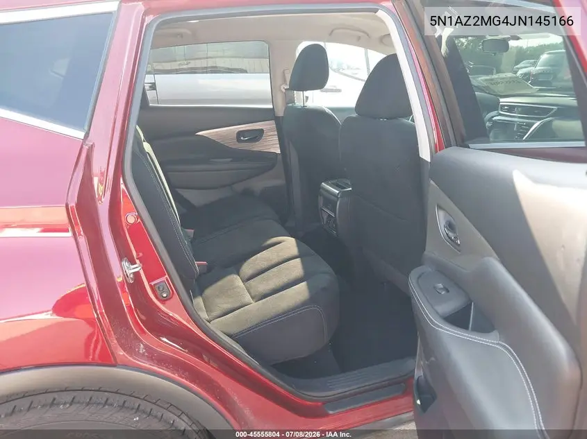 2018 Nissan Murano S VIN: 5N1AZ2MG4JN145166 Lot: 45555804