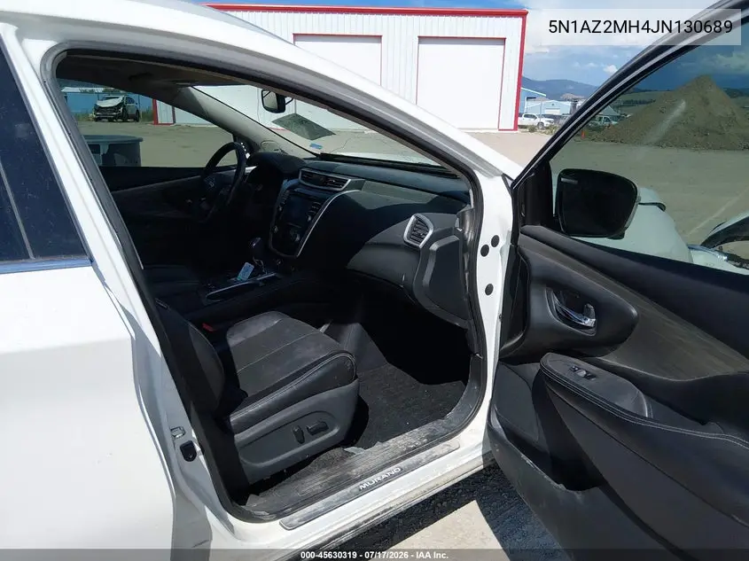 2018 Nissan Murano Platinum VIN: 5N1AZ2MH4JN130689 Lot: 45630319