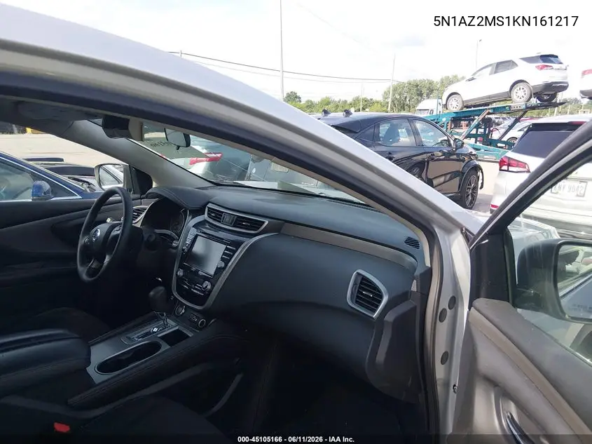 2019 Nissan Murano S VIN: 5N1AZ2MS1KN161217 Lot: 45105166