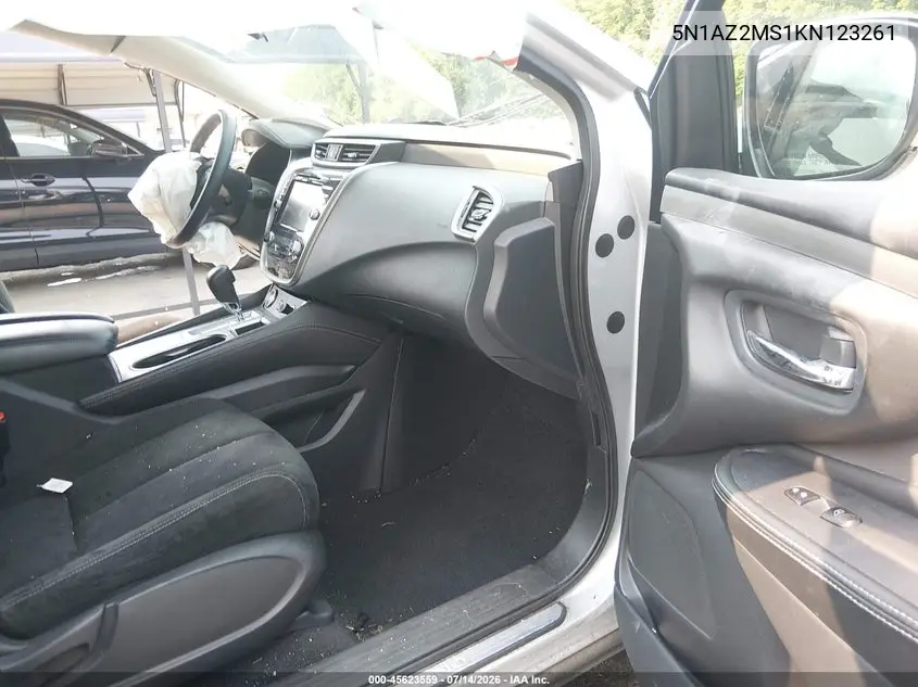 2019 Nissan Murano S VIN: 5N1AZ2MS1KN123261 Lot: 45623559