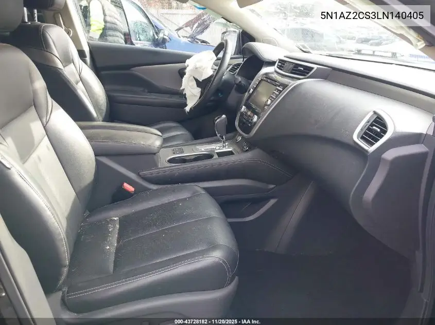 5N1AZ2CS3LN140405 2020 Nissan Murano Sl Intelligent Awd