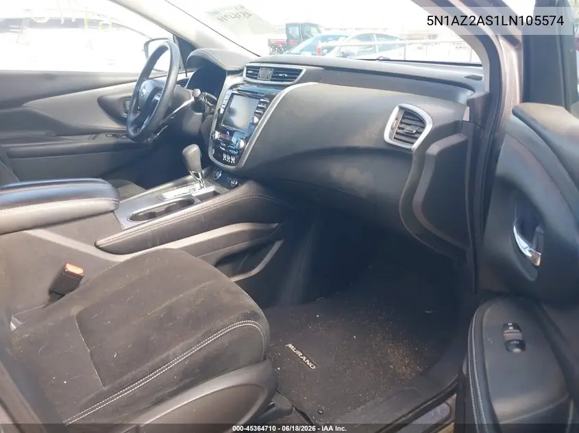 2020 Nissan Murano S Intelligent Awd VIN: 5N1AZ2AS1LN105574 Lot: 45364710