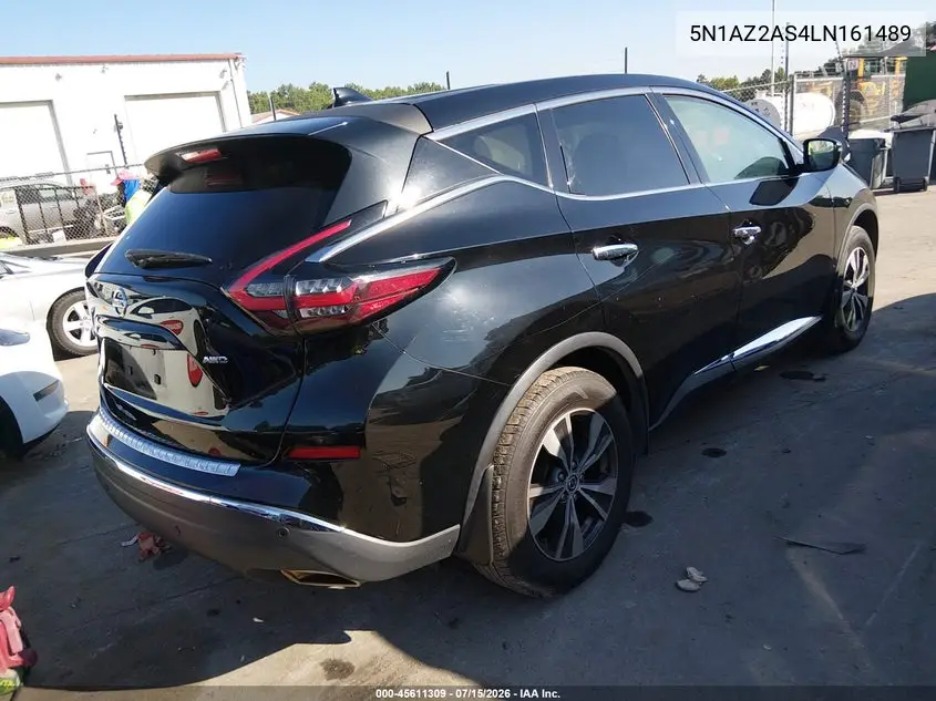 2020 Nissan Murano S Intelligent Awd VIN: 5N1AZ2AS4LN161489 Lot: 45611309