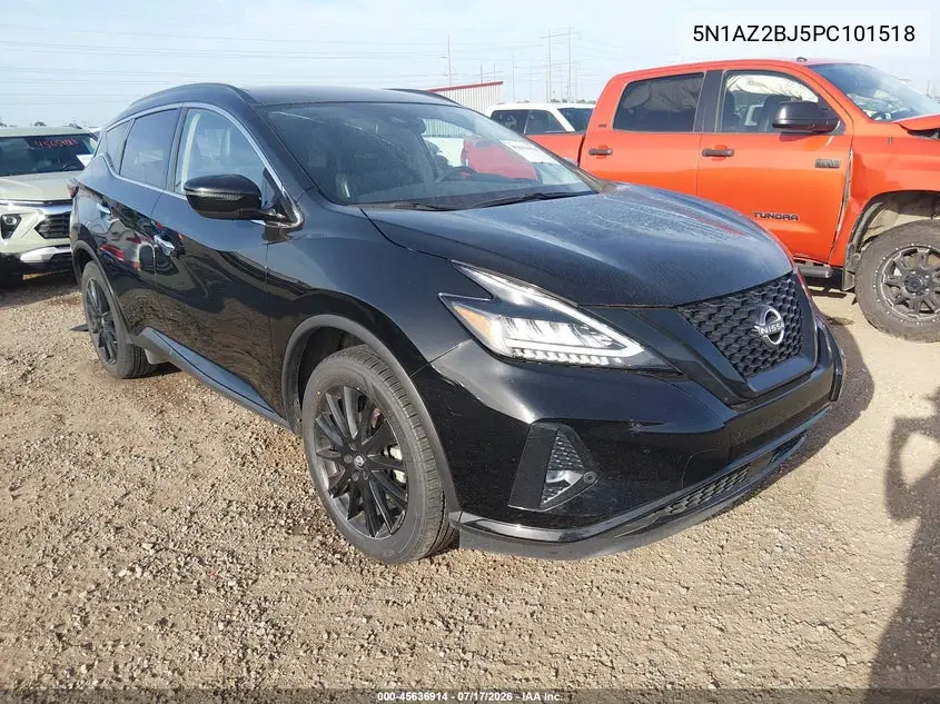 2023 Nissan Murano Sv Fwd VIN: 5N1AZ2BJ5PC101518 Lot: 45636914