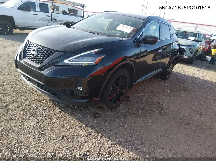 2023 Nissan Murano Sv Fwd VIN: 5N1AZ2BJ5PC101518 Lot: 45636914