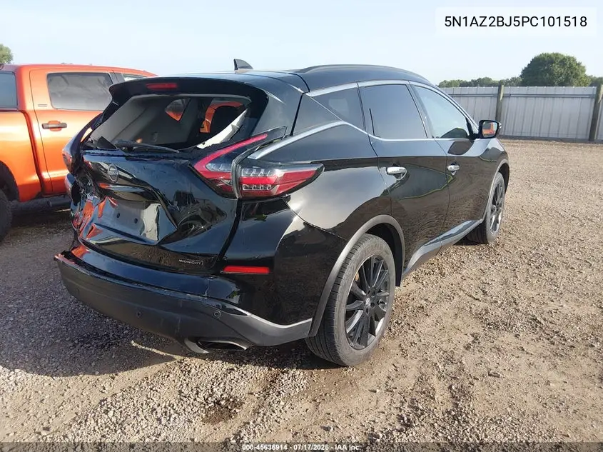 2023 Nissan Murano Sv Fwd VIN: 5N1AZ2BJ5PC101518 Lot: 45636914