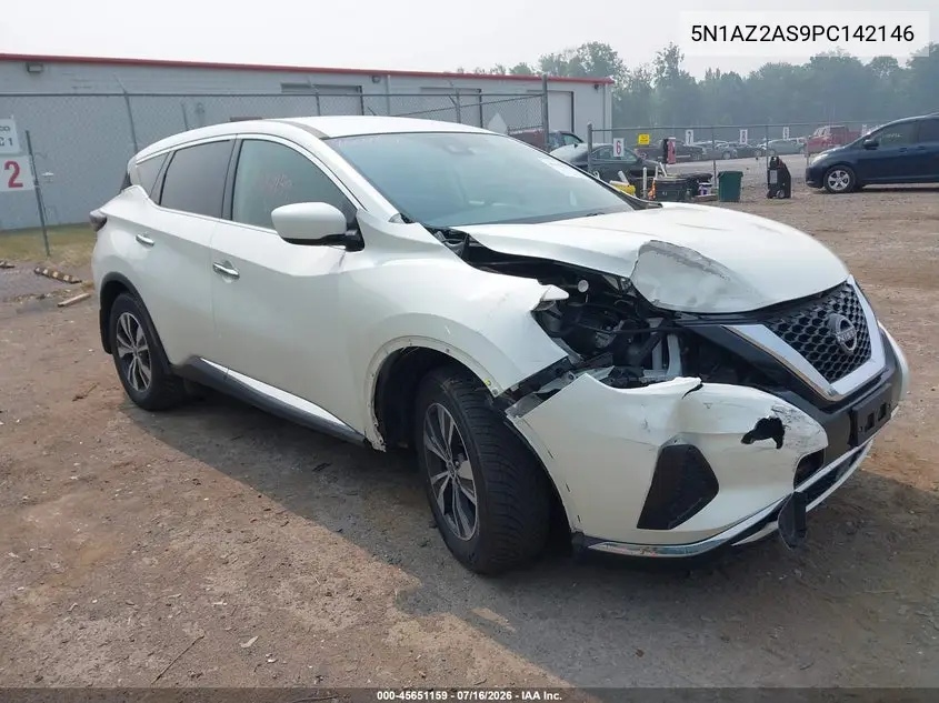 2023 Nissan Murano S Intelligent Awd VIN: 5N1AZ2AS9PC142146 Lot: 45651159