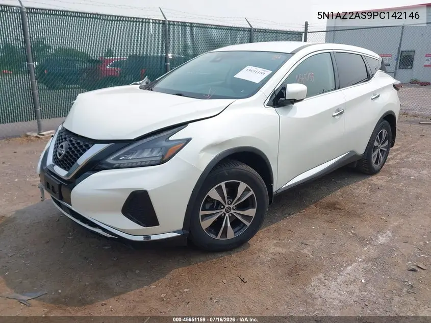 2023 Nissan Murano S Intelligent Awd VIN: 5N1AZ2AS9PC142146 Lot: 45651159