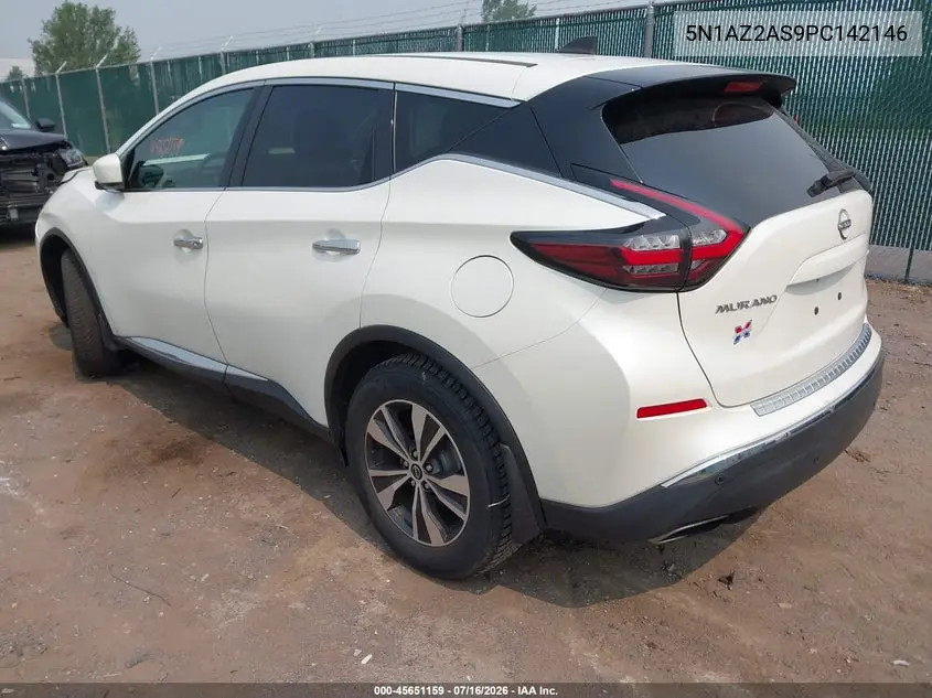 2023 Nissan Murano S Intelligent Awd VIN: 5N1AZ2AS9PC142146 Lot: 45651159