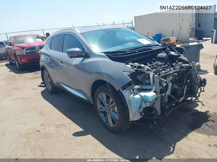 2024 Nissan Murano Platinum Intelligent Awd VIN: 5N1AZ2DS6RC124427 Lot: 45660854